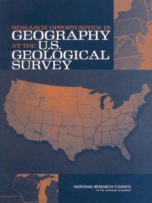 cover image of Research Opportunities in Geography at the U.S. Geological Survey